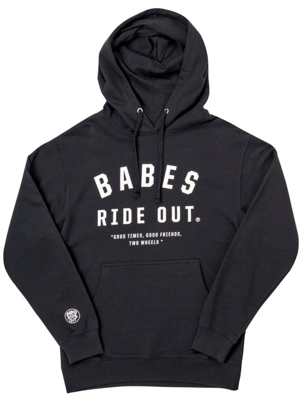 Babes Ride Out Black Sweatshirt - GOOD TIMES PULLOVER 2.0
